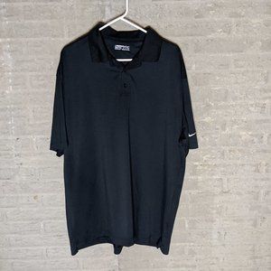 Nike Golf Men's Black Polo Shirt Size XXL